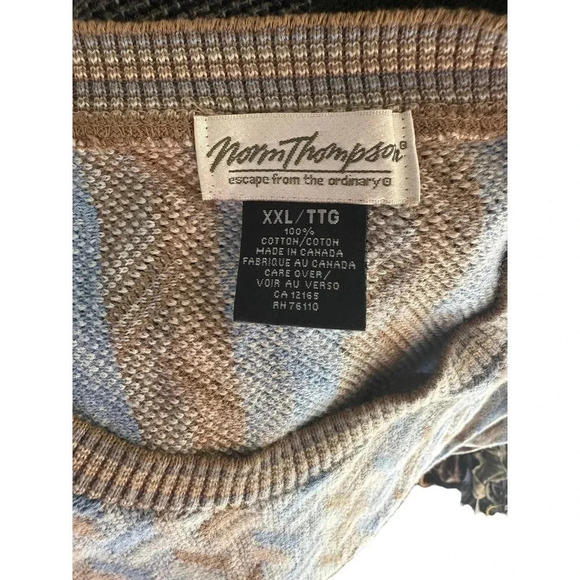 Norm Thompson Escape From The Ordinary Women Chunky Knit Coogi Sweater Size XXL - Picture 6 of 6